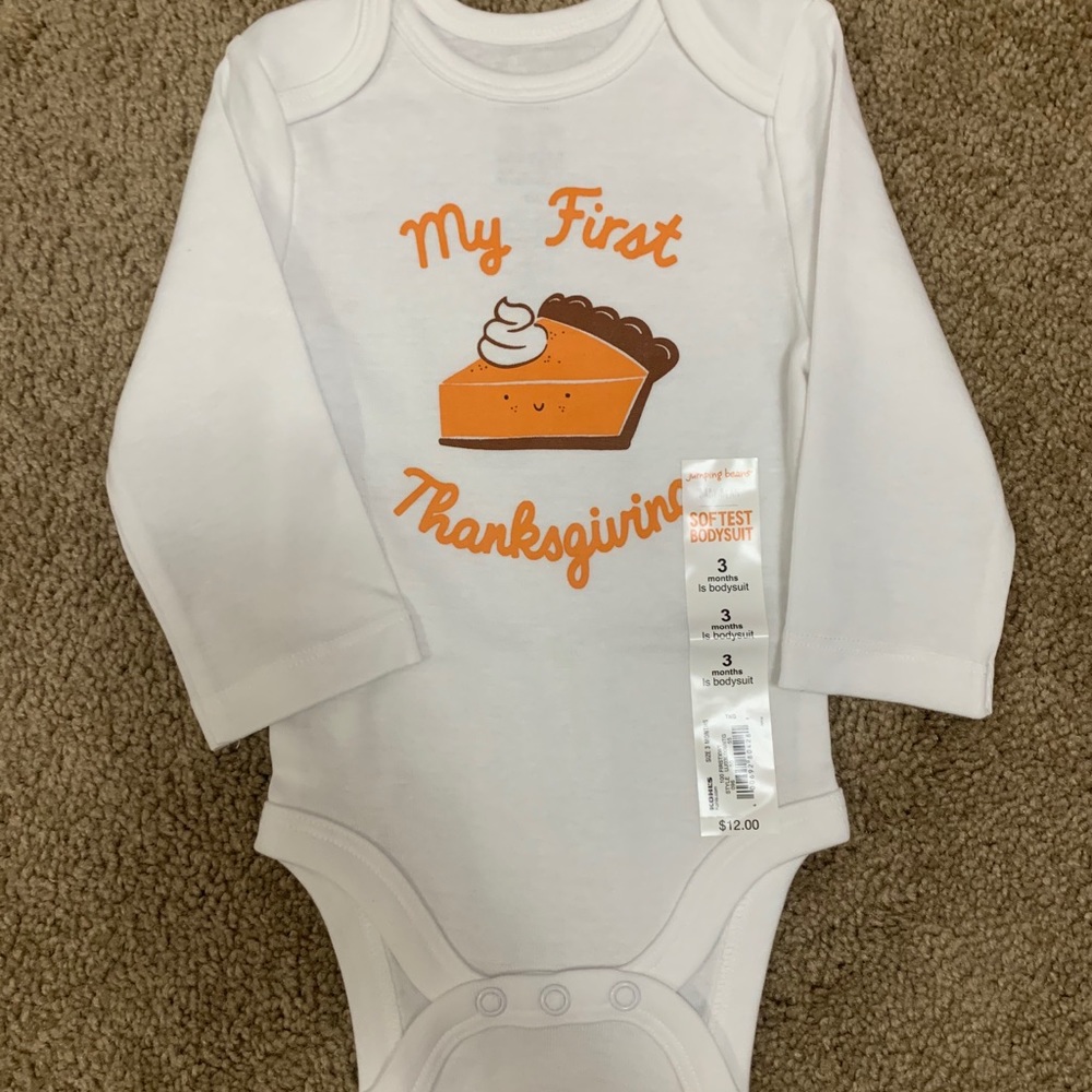My first Thanksgiving bodysuit